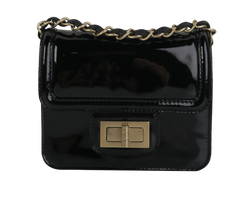 Mini Zip Crossbody,Patent,Black,DB,AC,12655620(08/9),3*